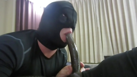 Ebony shemale getting fucked and sucking a dude's cock