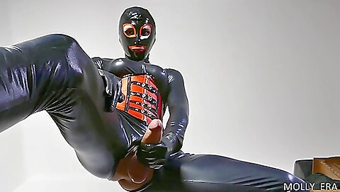 Big cock fetish video featuring a hot slut in a lingerie