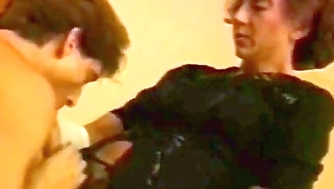 Horny bitch gets fucked in a couple of different positions